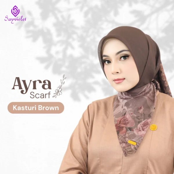 Ayra Scarf - Kerudung Hijab Voal Motif Premium Muslimah
