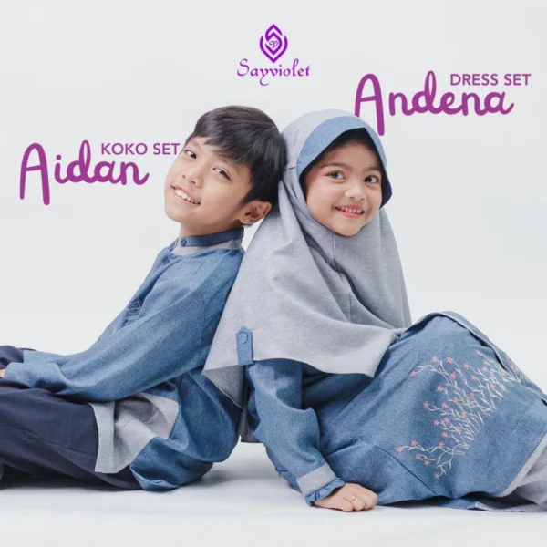 Baju Muslim Anak Aidan & Andena